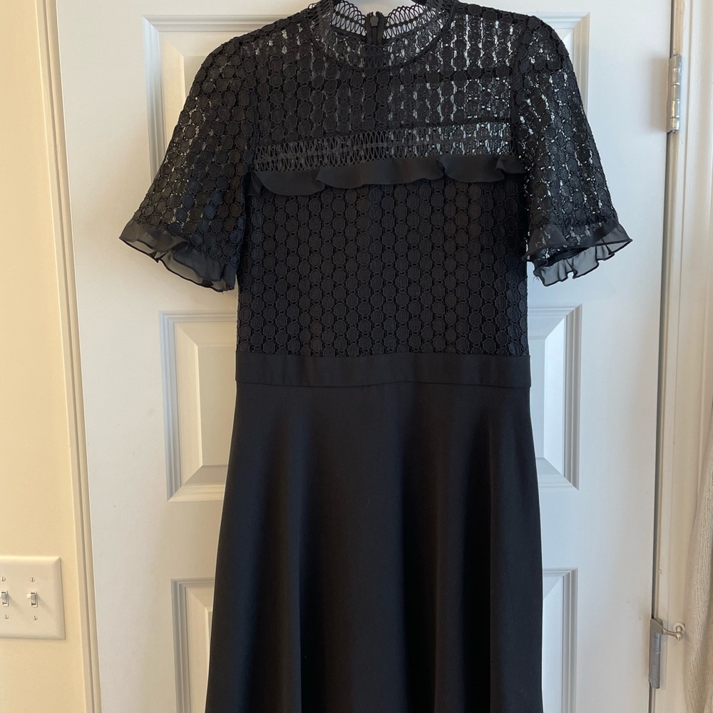Black Lace Dress with Superb Attention to Detail